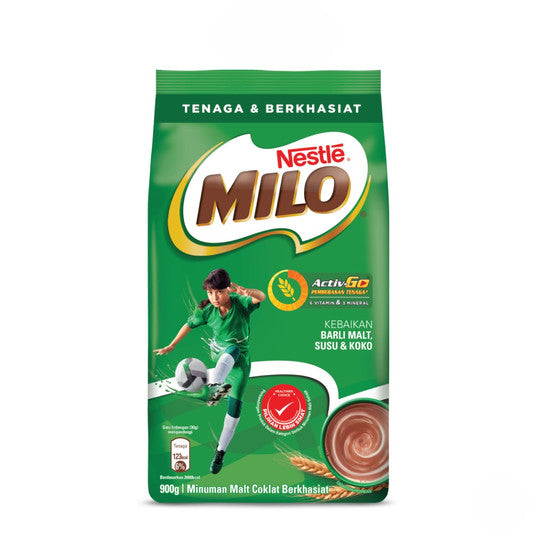 Nestle Milo Chocolate Active-Go 900g refill pack