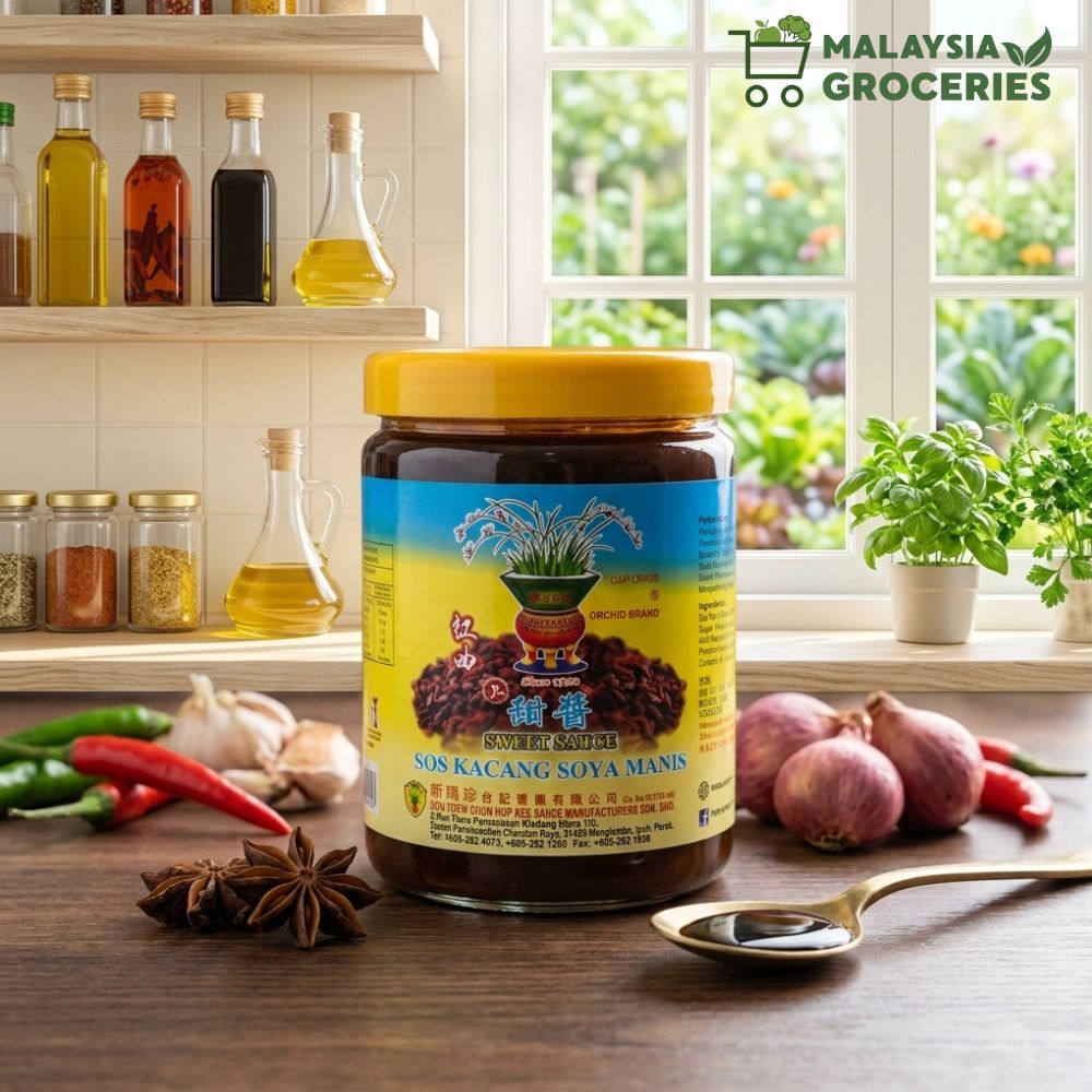 Orchid Brand Sweet Sauce / Taucu Minced Paste
