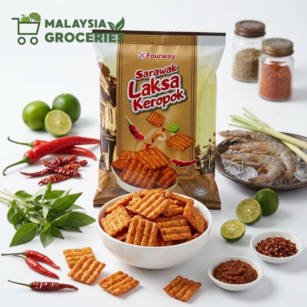Fourway Sarawak Asam Laksa Keropok / Laksa Chips Snacks