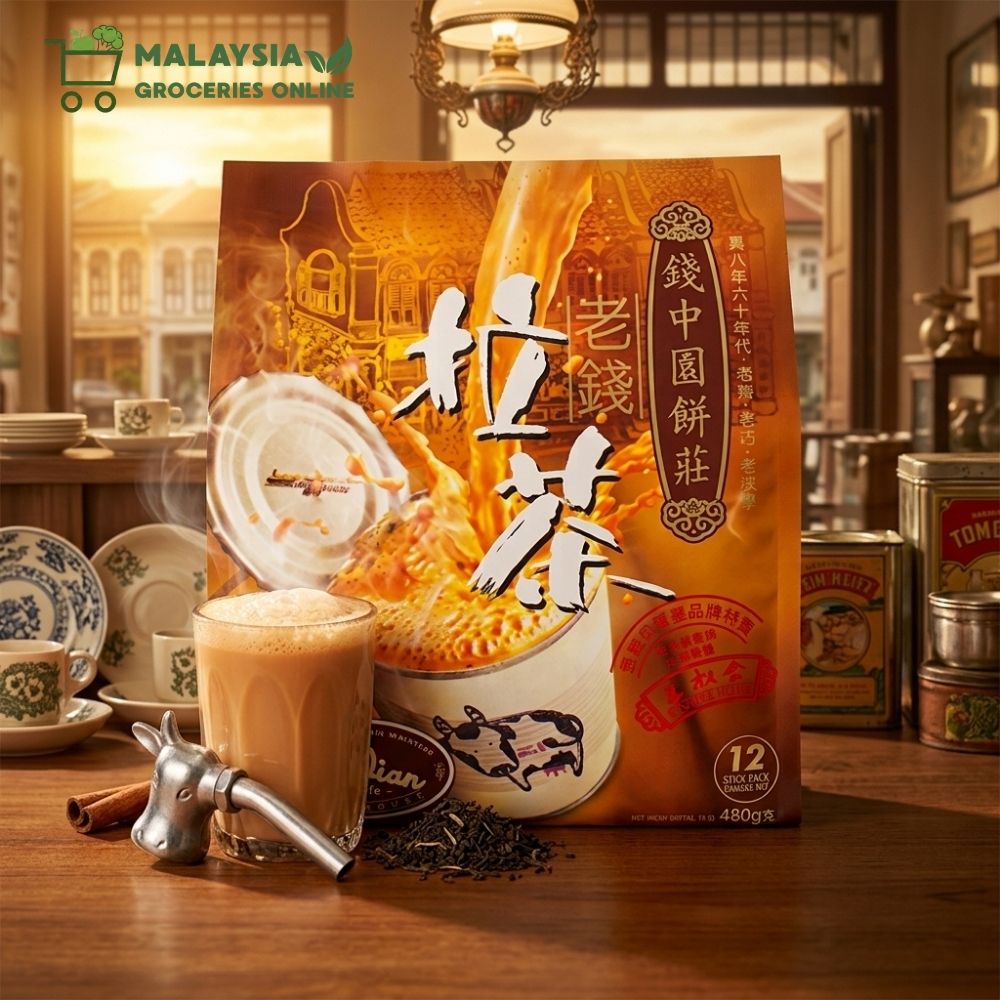 San Shu Gong Lao Qian Instant White Coffee / Milk Tea Teh Tarik Melaka