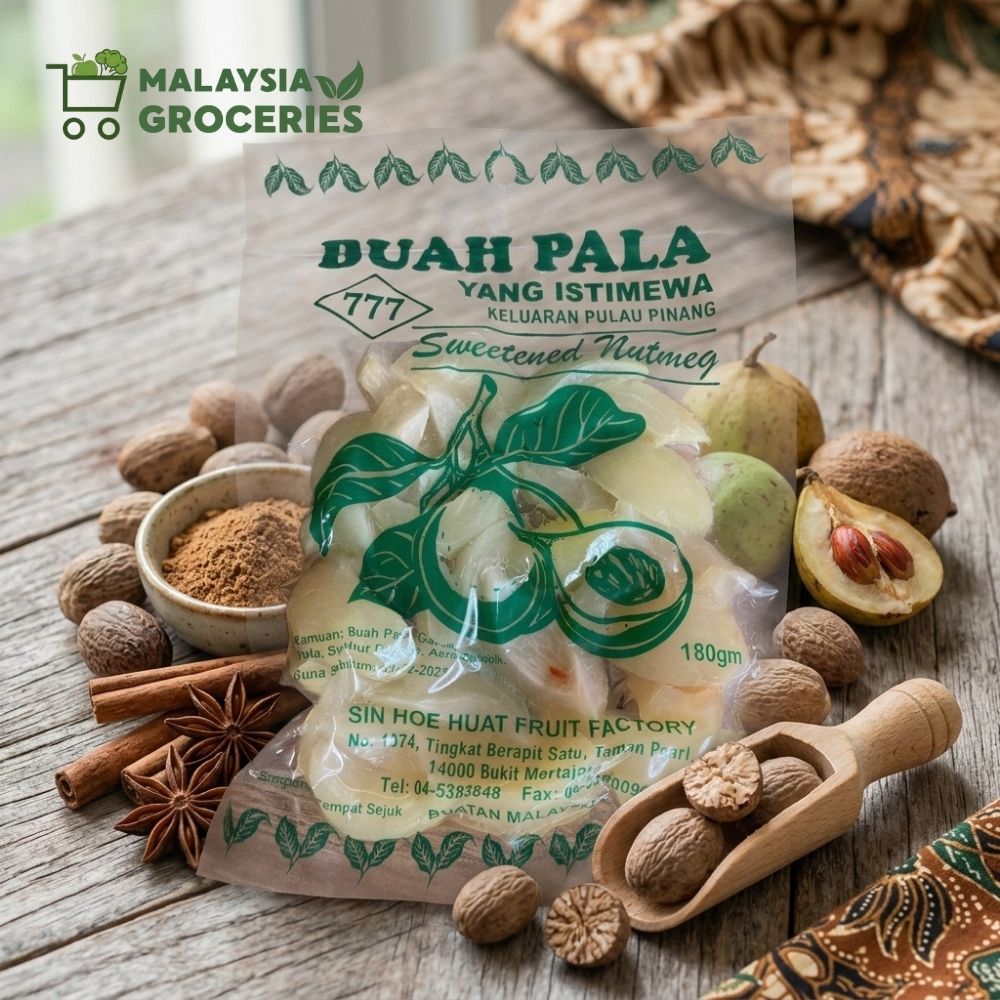 Preserved Nutmeg Slice / Nutmeg Shredded Buah Pala