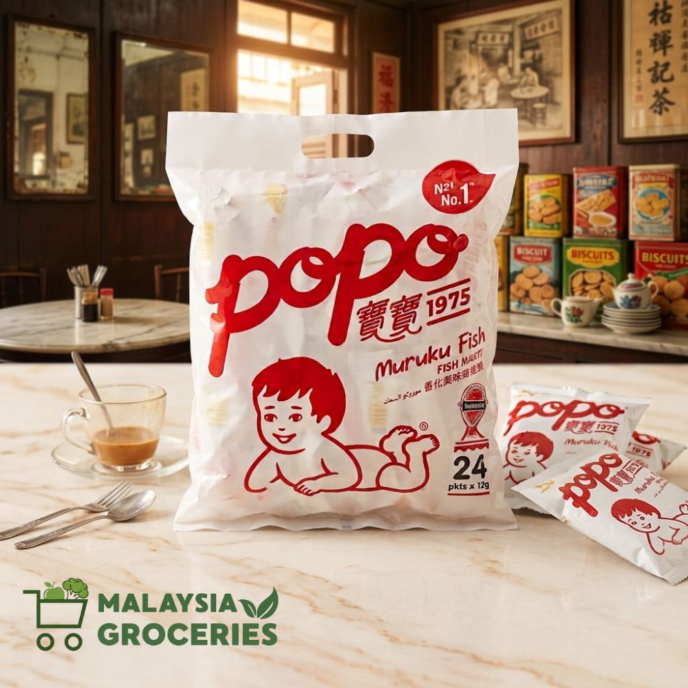 POPO Muruku Fish Crackers Ikan Muruku 24 Pkts x 12g