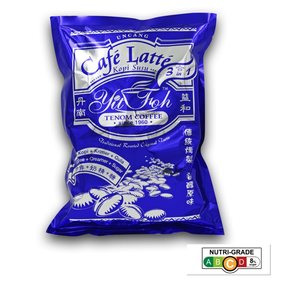 Yit Foh Tenom Latte 3 in 1 Sabah Roasted Coffee Traditional by hand Malaysia