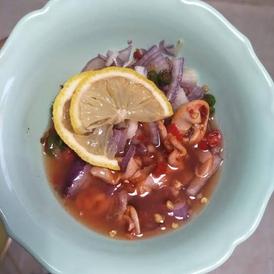 Cincalok Sotong Pedas (Spicy Fermented Squid)